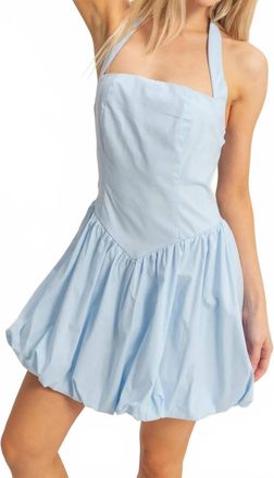 HYFVE Double Take Mini Dress In Light Blue