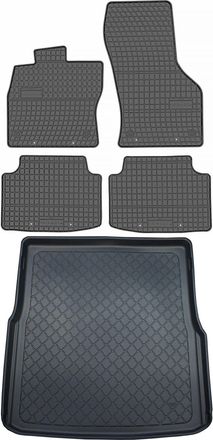 OEM Volkswagen Passat B8 Kombi Desde Diciembre De 2014. Juego De Alfombrillas De Goma Para Coche Y Maletero