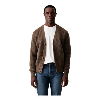 Guess Cardigan Nicholas - - Knitwear - Uomo - Marrone - 2XL