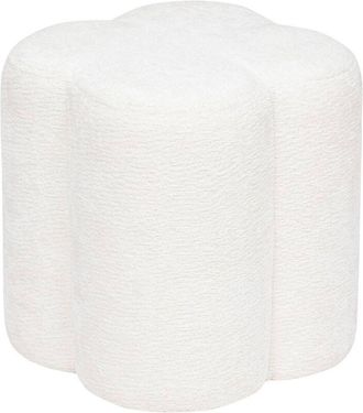 Atmosphera Atmosphera - Puff blanco Lavon 38x35x35cm créateur dintérieur