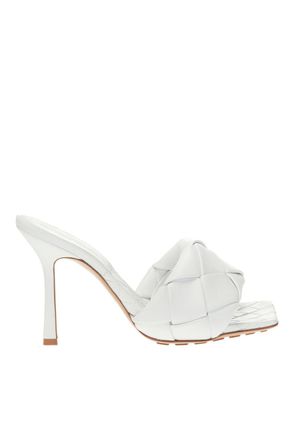 Bottega Veneta BV Lido Mules Womens White