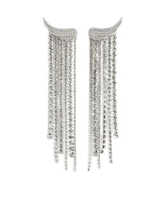 Zadig&Voltaire rock-node earrings - women - Brass - One Size - Silver