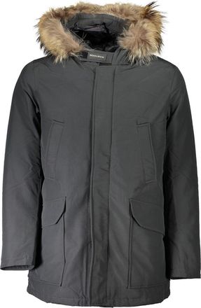 Woolrich Gray Cotton Mens Mens Jacket