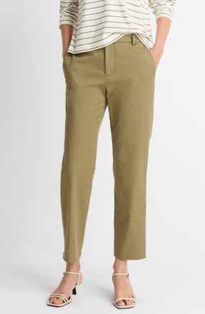 Vince Straight Leg Chinos in Olive Stone at Nordstrom, Size 00