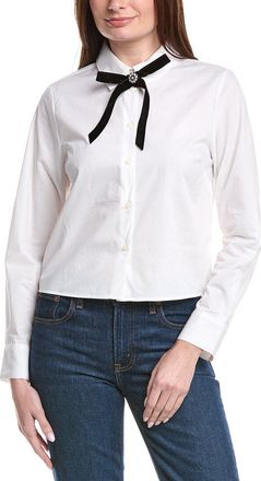 CeCe by Cynthia Steffe Cropped Bow Top