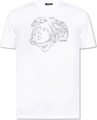 Versace Uomo, Top, Bianco, L, new