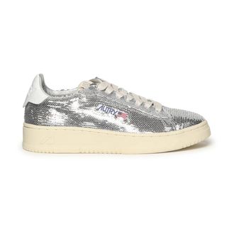 Autry Dallas Low Sparkling Sneaker - Dames - Sneakers - Grijs - 38 EU - Katoen - Schoenen