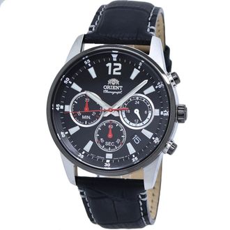 Orient Chronograph Quartz Black Dial Mens Watch RA-KV0005B10B