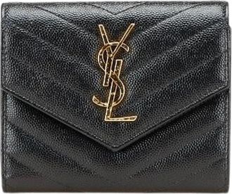 Saint Laurent Pre-owned Wallets, female, Black, Size: ONE SIZE Pre-owned Vintage Wallet