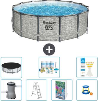 Bestway Piscina Bestway Steel Pro Max Redonda - 427x122 Cm - 8-piezas S548