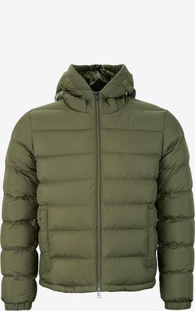 Moncler Kurze Daunenjacke aus Funktionsgewebe mit Stehkragen Laveraet