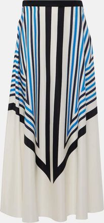 Joseph Cretto silk and cotton maxi skirt