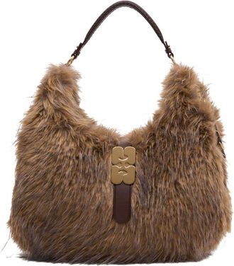 Ganni Kat Large Coyote Shoulder Bag