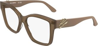 Karl Lagerfeld Kl 6215 Zonnebril - Dames - Brillen - Bruin - 55 MM - Accessoires