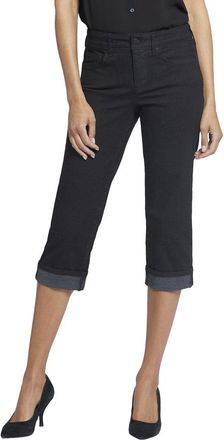 NYDJ Petite Marilyn Black Crop Jean
