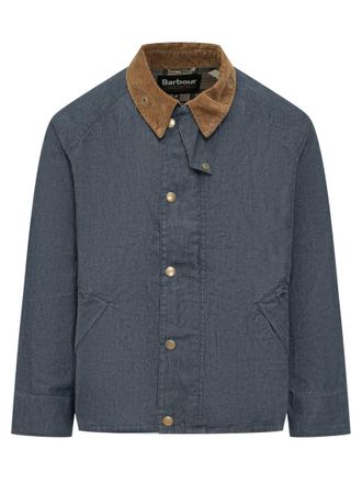 Barbour Blue Shirt Collar Jacket