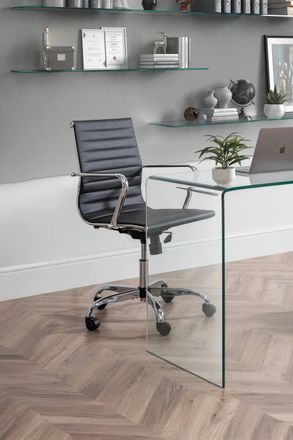 Julian Bowen Gio Upholstered office Chair in Black