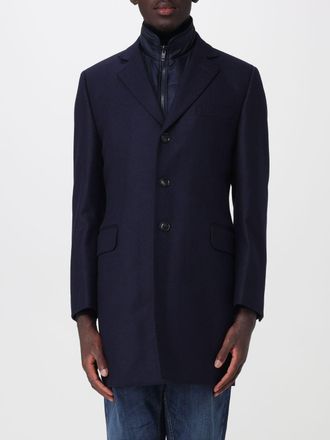 Fay Cappotto corto in misto lana con gilet interno trapuntato e removibile