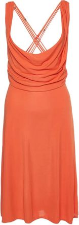 Versace draped mini dress - Orange