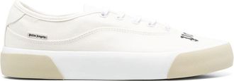Palm Angels Logo Skaters sneakers - men - Rubber/Cotton/Cotton - 39 - White