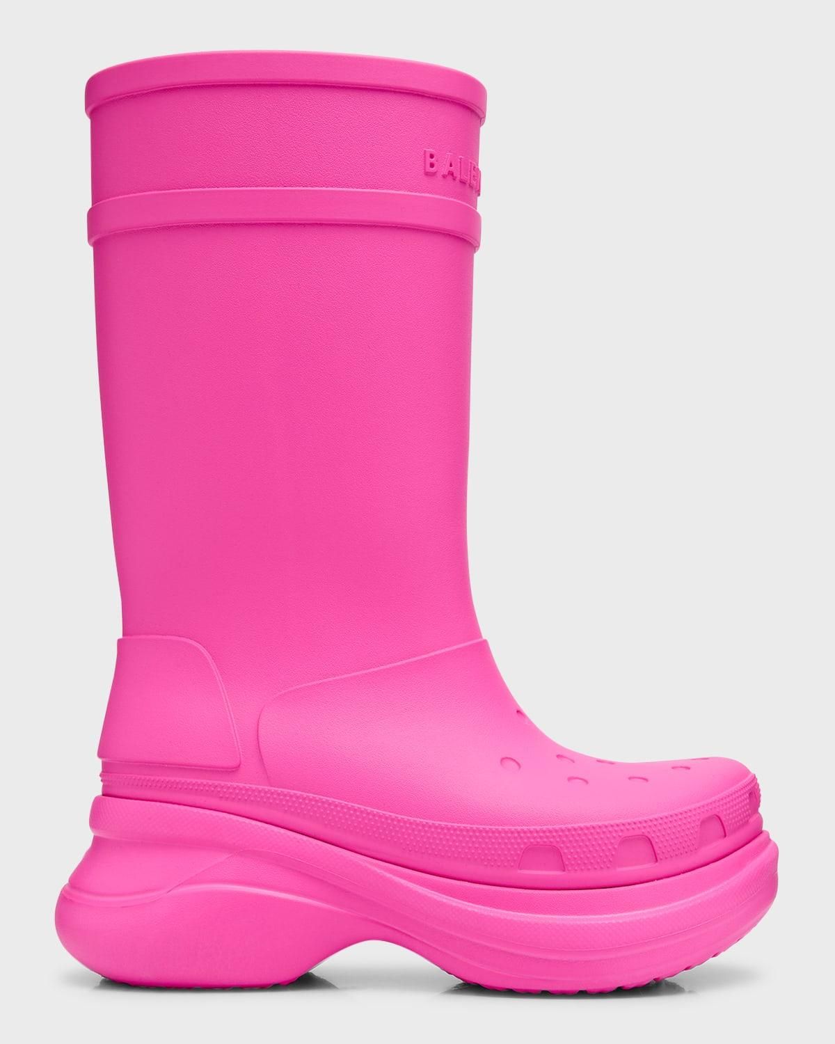 【BALENCIAGA】BULLDOZER レインブーツ ロングブーツ ラバー BALENCIAGA】BULLDOZER レインブーツ ロングブーツ ラバー