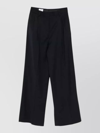 Filippa K darcey wool trousers wide leg pleated