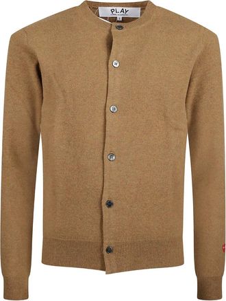 Comme Des Gar&ccedil;ons Cardigan con bottoni - Marrone