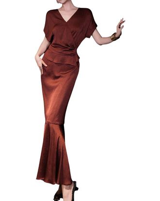 Burryco Burryco 2Pc Top & Skirt Set