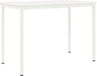 vidaXL Bar Table White 150 x 80 x 105 cm Solid Pine Wood vidaXL