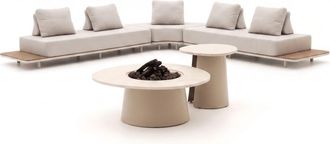 Bellagio la vita attrattiva Bellagio San Lupo/Cosidune hoek loungeset met vuurtafels 5-delig