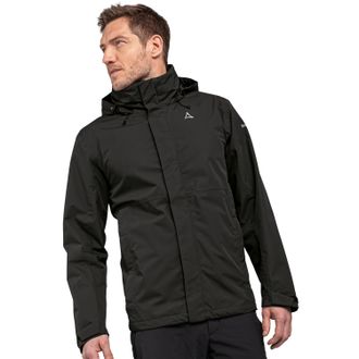 Sch&ouml;ffel Regenjacke SCH&Ouml;FFEL Jacket Gmund M, Herren, Gr. 48, schwarz, Obermaterial: 100% Polyester. Futter: 100% Polyester, normal, Jacken Regenjacke, Winddich