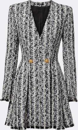 Balmain Vestido corto de tweed