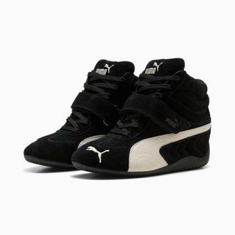 Puma Speedcat Wedge OG Su&egrave;de Dames Zwart/Wit Sneakers