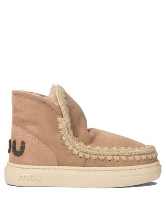 Mou Eskimo Beige Sheepskin Sneakers