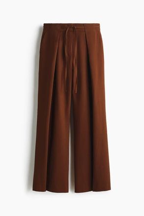 H&M Layered-look Trousers in Brown at Nordstrom, Size 10