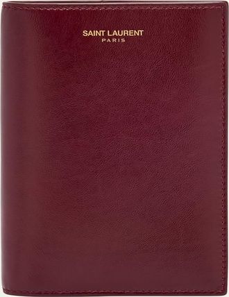 Saint Laurent Leather Passport Holder