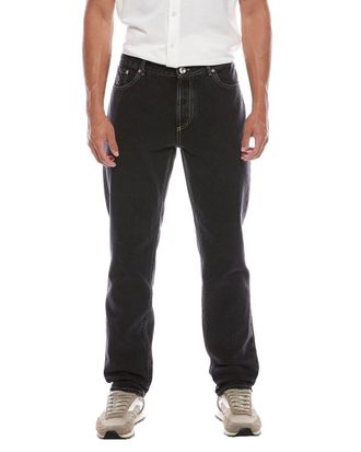Brunello Cucinelli Black Traditional Fit Jean