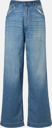 Maison Margiela Distressed wide-leg jeans