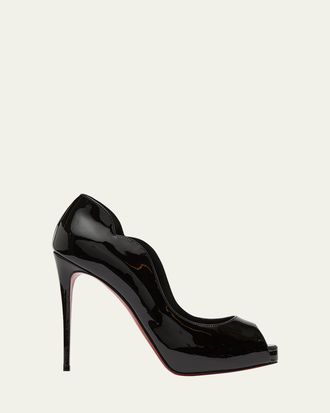 Christian Louboutin 120mm Hot Chick Patent Pumps