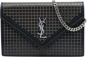 Saint Laurent Pre-owned Clutches, female, Black, Size: ONE SIZE Pre-owned Crossbody Bag