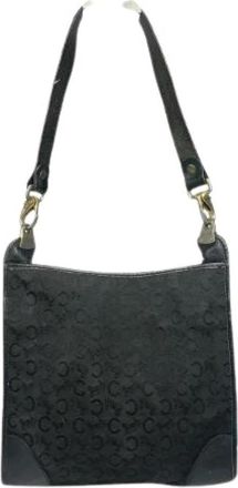 Celine Pre-owned Vintage Leren Schoudertas - Dames - Vintage Schoudertas - Zwart - ONE Size - Leer - Vintage