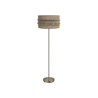 Fabrilamp Lampara Pie Salon Modelo Kala Acabado Cuero De - Fabrilamp