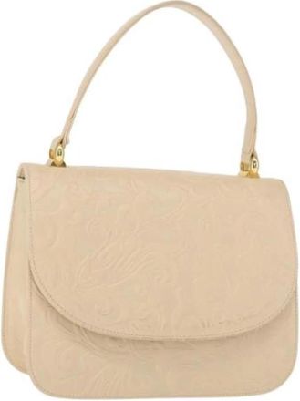 Balenciaga Pre-owned Vintage Handtas - Dames - Vintage Handtas - Beige - ONE Size - Leer - Vintage