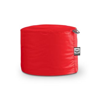 Happers Happers - Puff Taburete Polipiel Indoor Rojo
