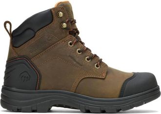 Wolverine Mens Carlsbad Soft Cap-Toe 6 Work Boot In Brown