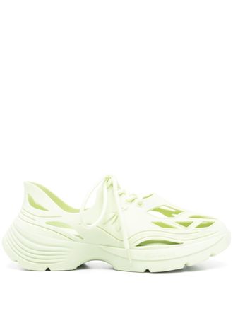 Patrizia Pepe Gummy Pepe sneakers - women - Rubber/Rubber/Rubber - 37 - Green