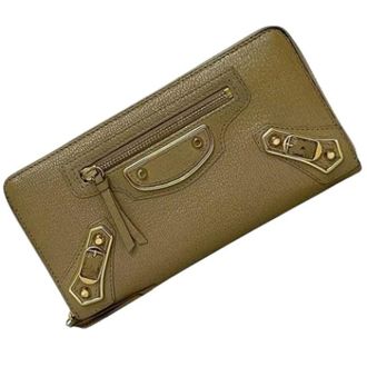Balenciaga Pre-owned Long wallet (bi-fold) - unisex - Balenciaga Vintage - Vintage Wallets - Beige - ONE SIZE - Pre-owned
