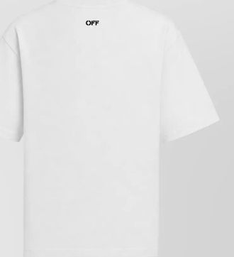 Off-white cotton scribble narciso skate short-sleeve t-shirt