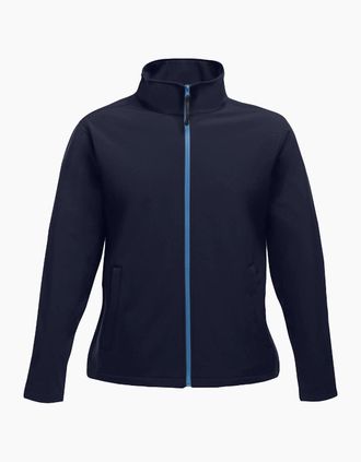 Regatta Womens Regatta Professional Womens/Ladies Printable Soft Shell Jacket - Navy - Size: 18