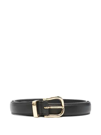 Nili Lotan Loiuse gold-tone buckle belt - Black